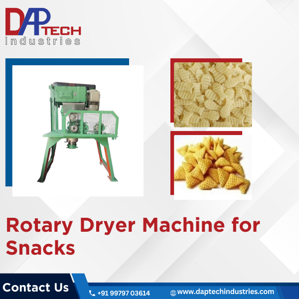 Rotary Dryer Machine for Snacks 